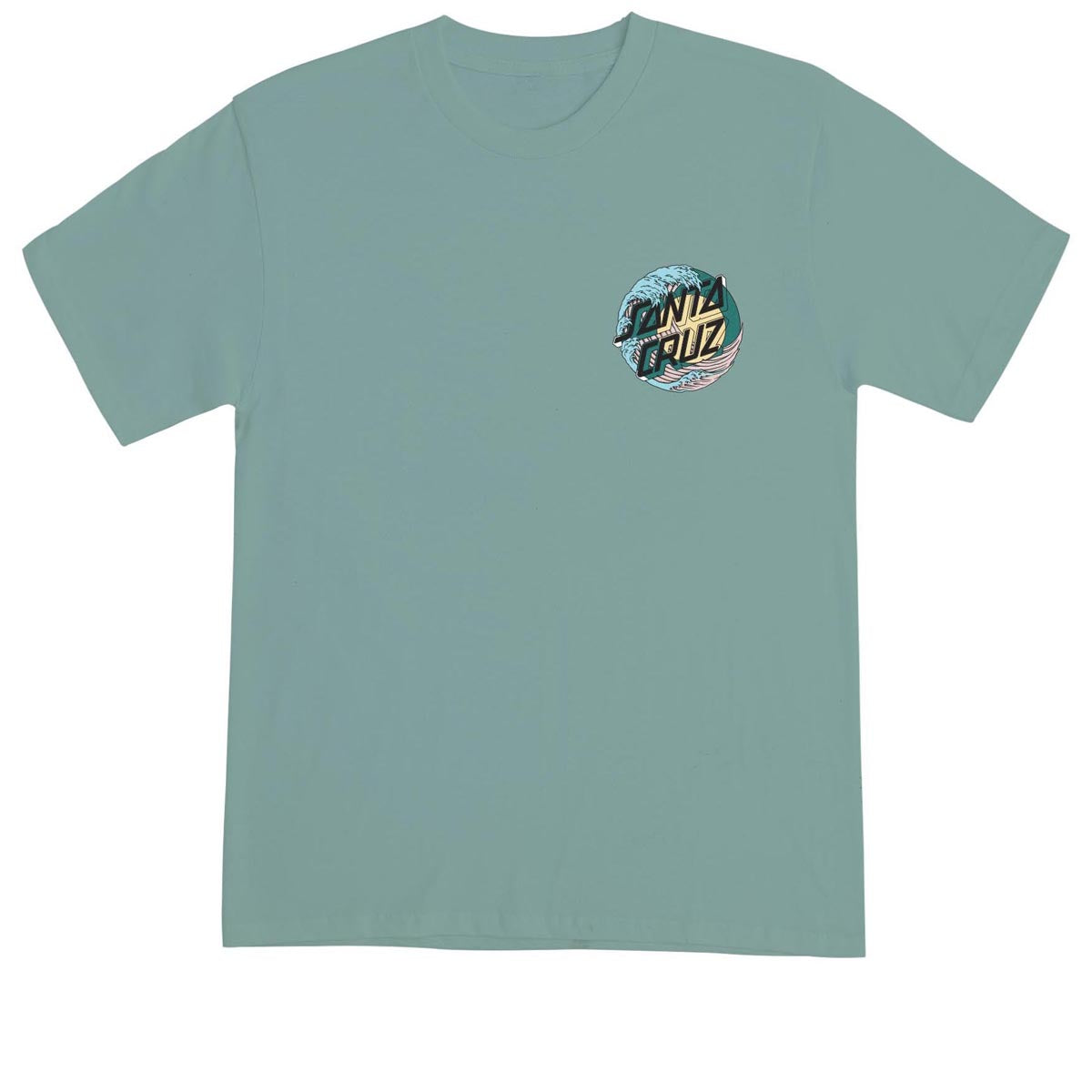 Santa Cruz Tsunami Dot T-Shirt - Cypress Green image 2