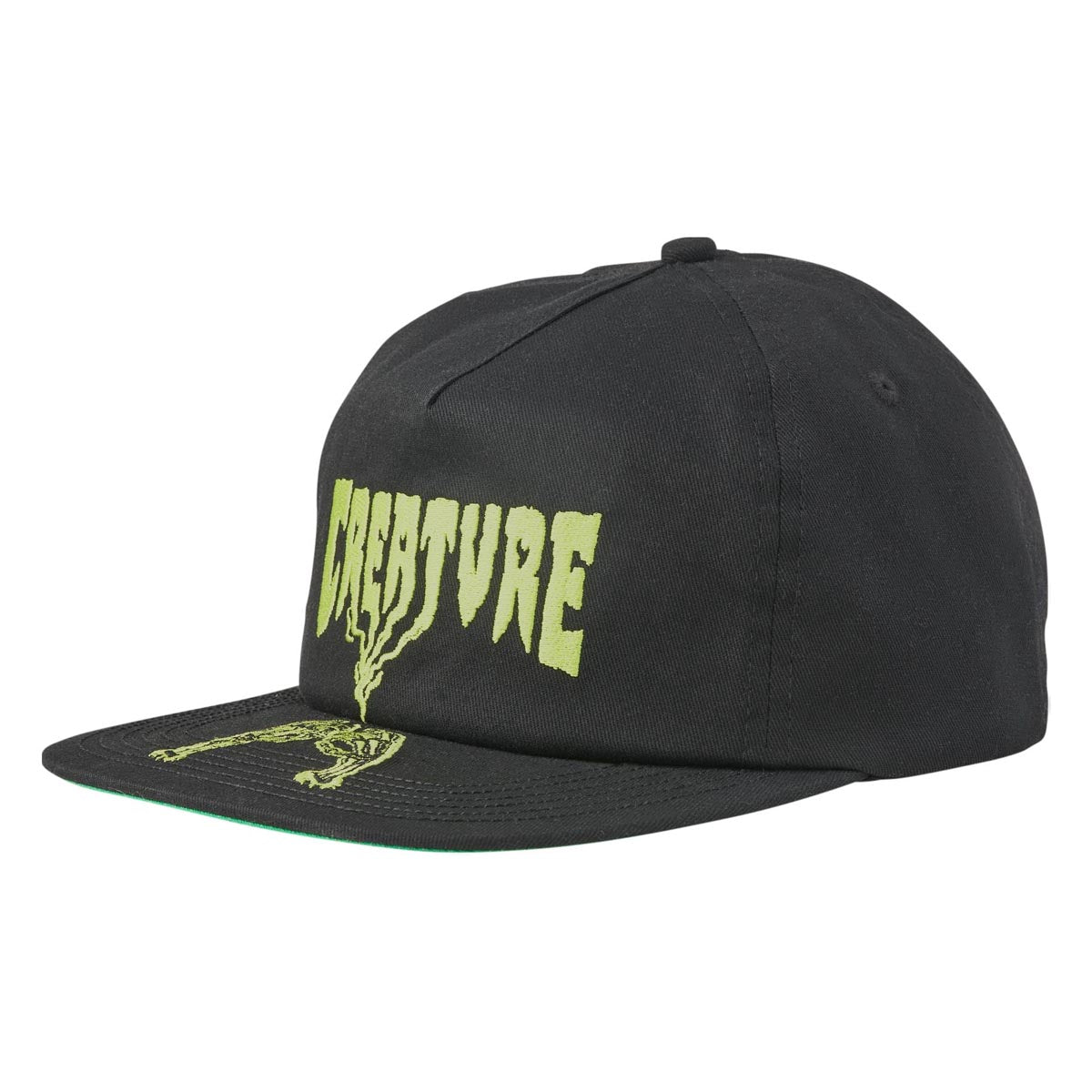 Creature Rolling In The Grave Snapback Hat - Black image 1