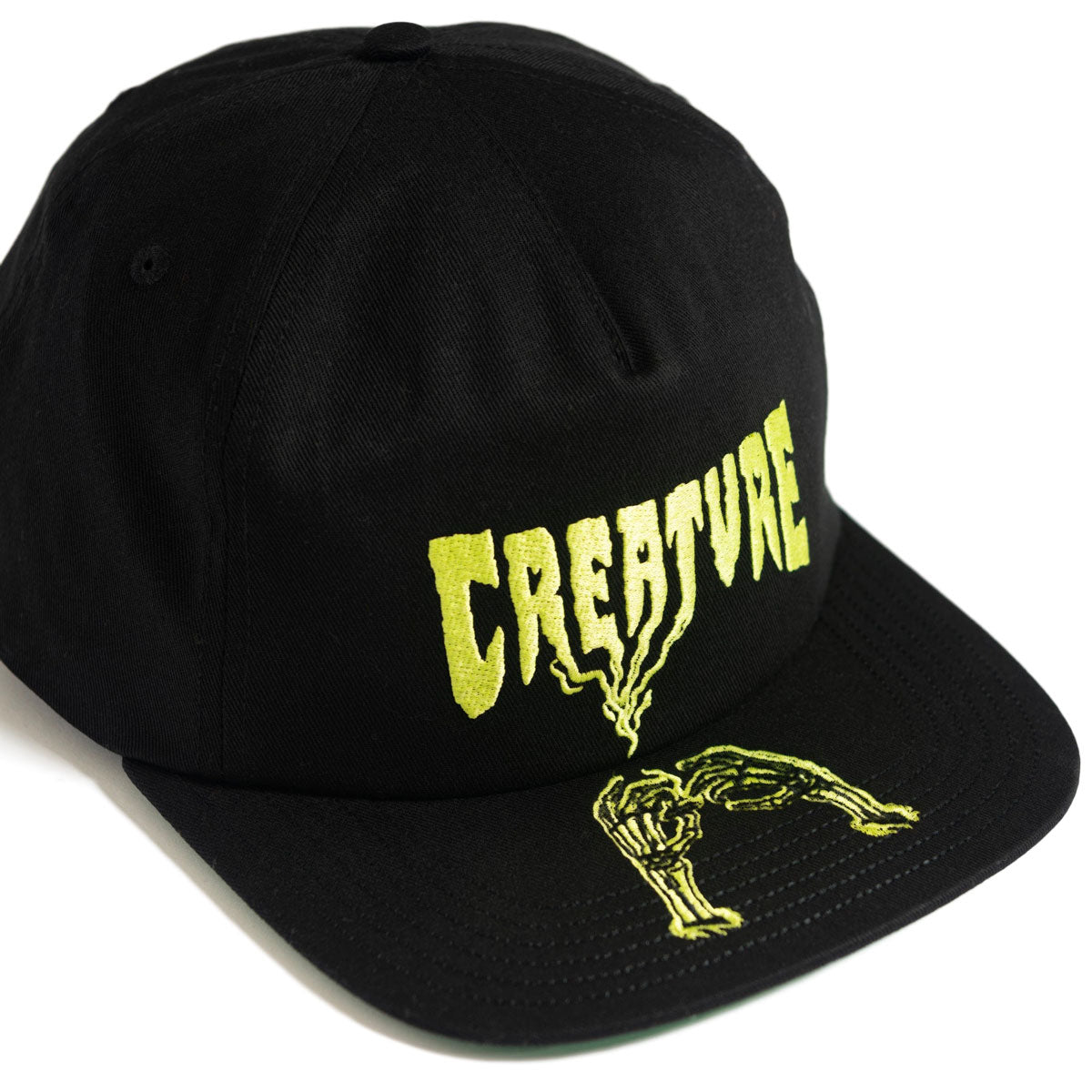 Creature Rolling In The Grave Snapback Hat - Black image 2