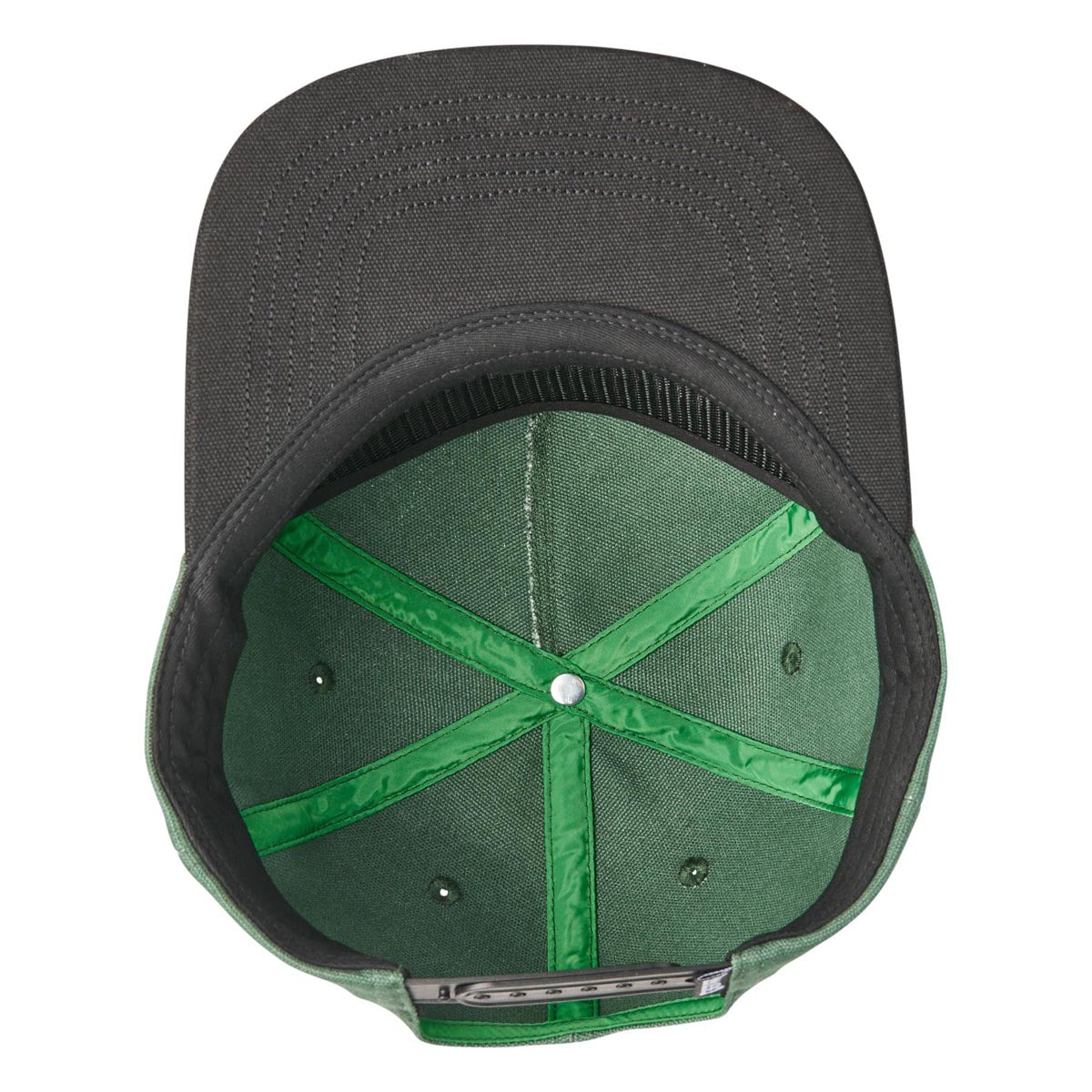 Creature Rolling In The Grave Snapback Hat - Dark Green/Black image 5