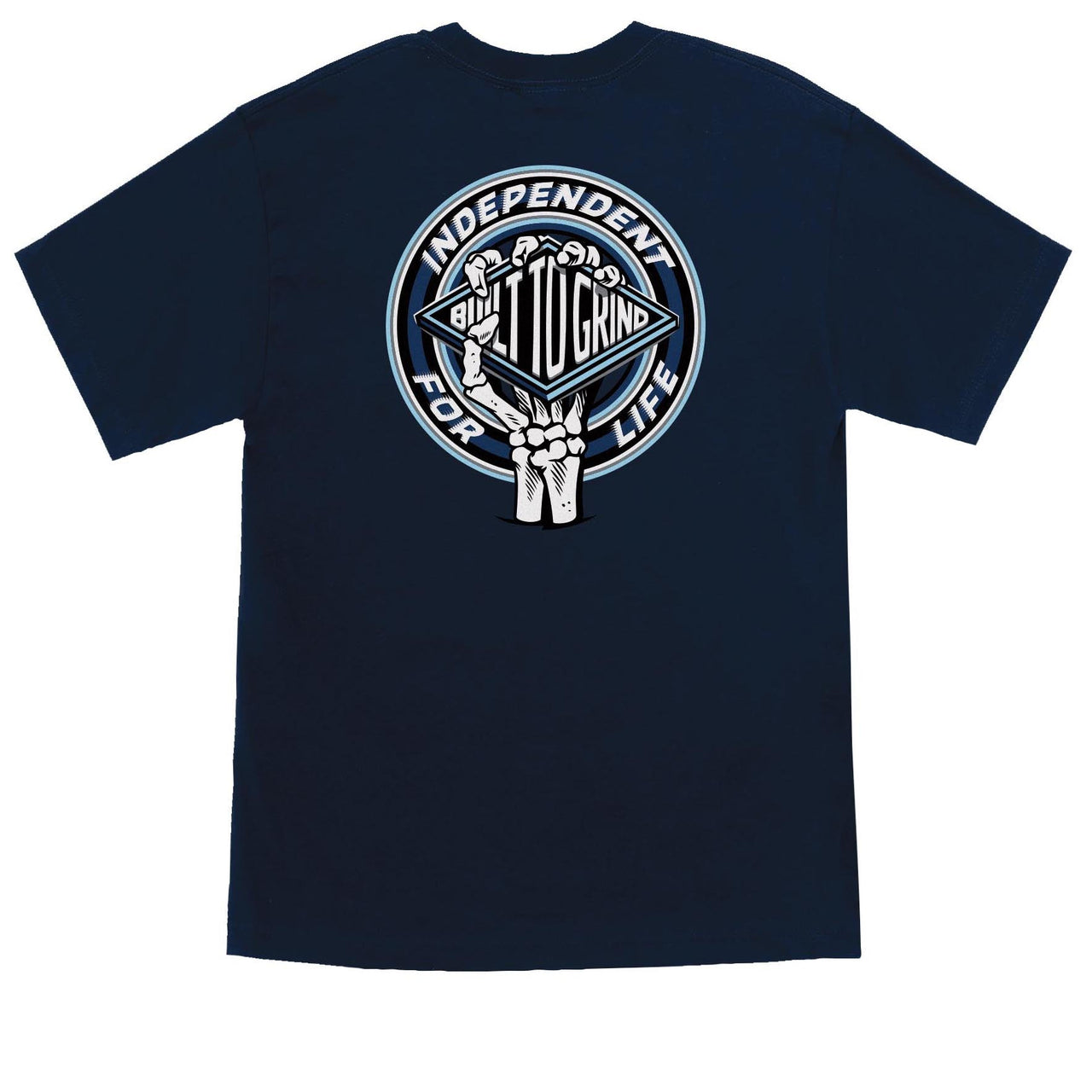 Independent For Life Clutch T-Shirt - Navy image 1
