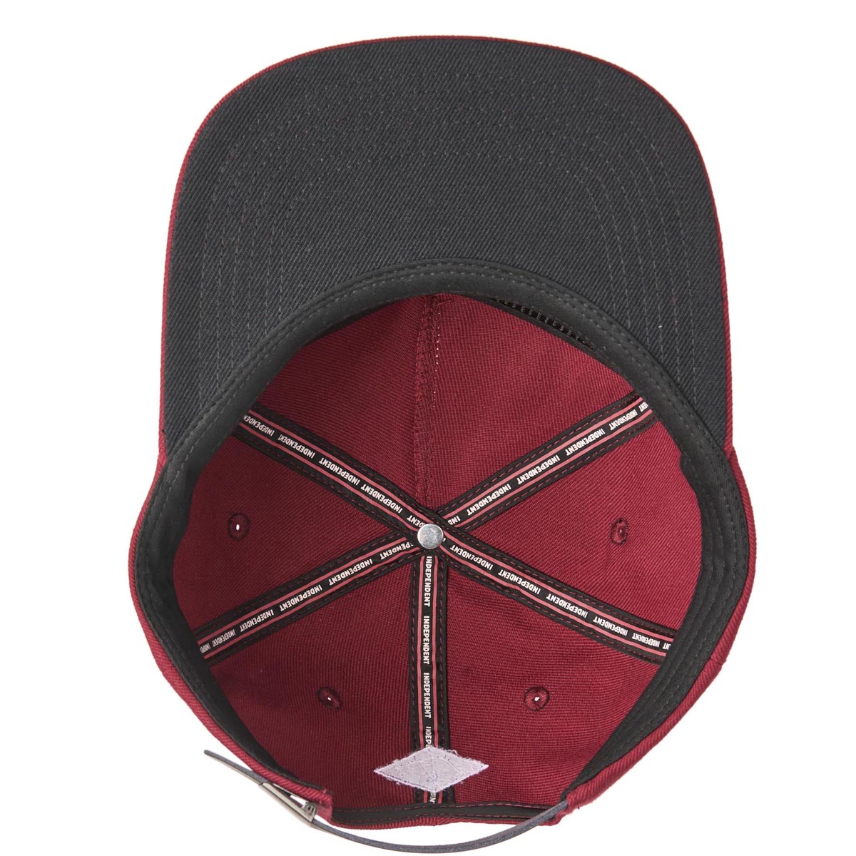 Independent Brigade Strapback Unstructured Hat - Cardinal image 4