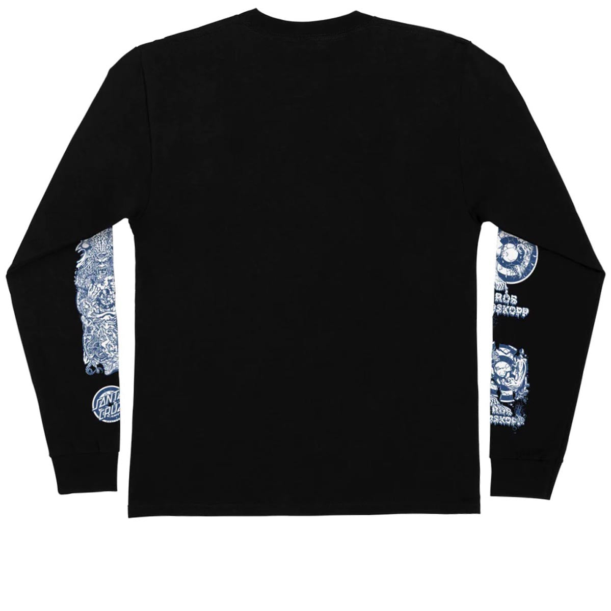 Santa Cruz Rob Evolution Long Sleeve T-Shirt - Black/Blue image 2