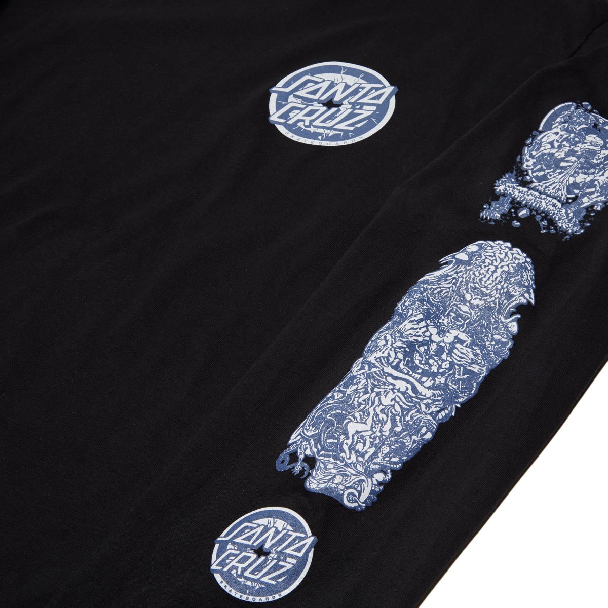 Santa Cruz Rob Evolution Long Sleeve T-Shirt - Black/Blue image 4