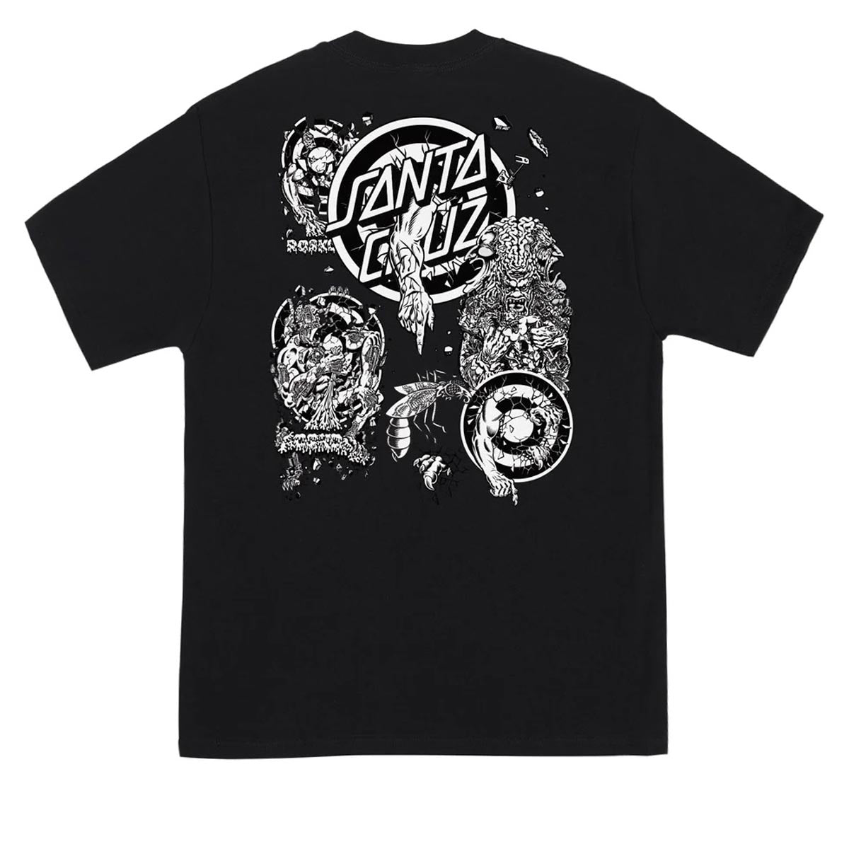 Santa Cruz Roskopp Evo 2 T-Shirt - Black image 1