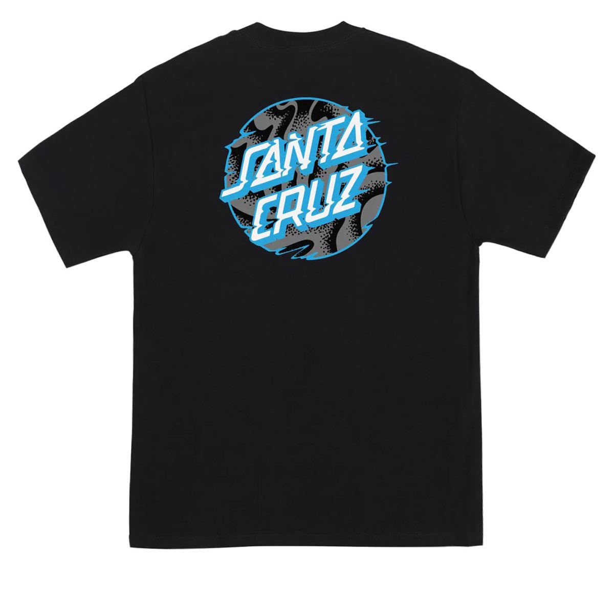 Santa Cruz Vivid Slick Dot T-Shirt - Eco Black image 1