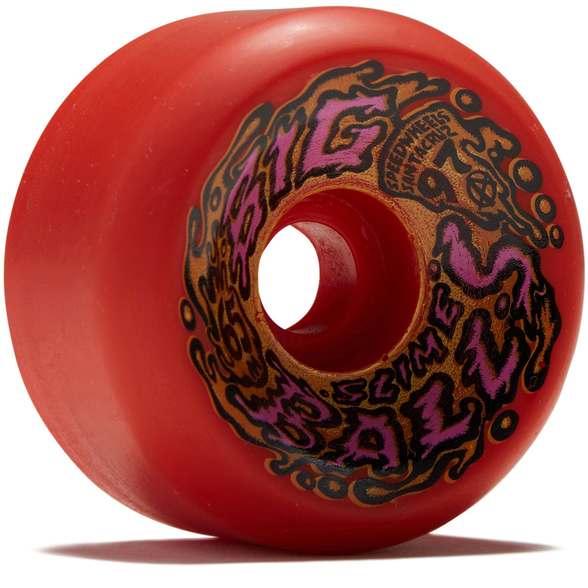 Slime Balls Big Balls Reissue 97a Skateboard Wheels - Red - 65mm image 1