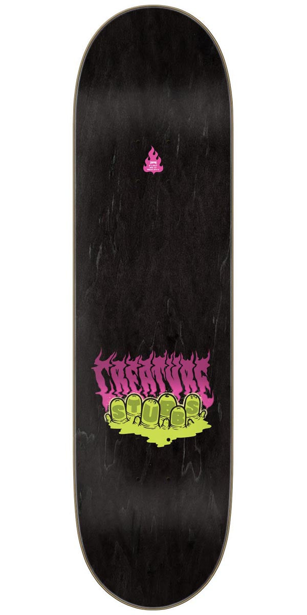 Creature Stubbs MD 7 Ply Birch Skateboard Deck - 8.00
