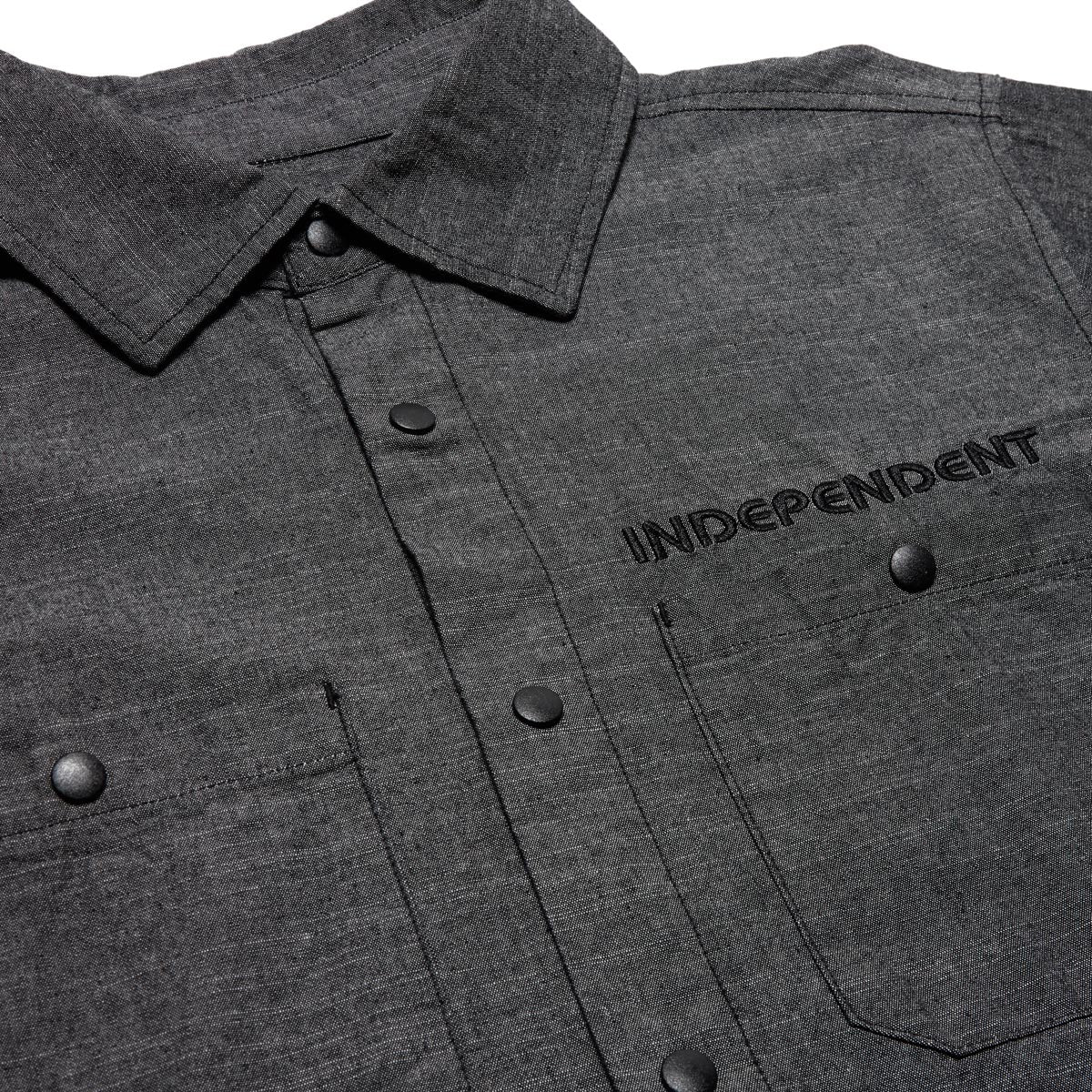 Independent Groundwork Work Shirt - Black Chambray image 3