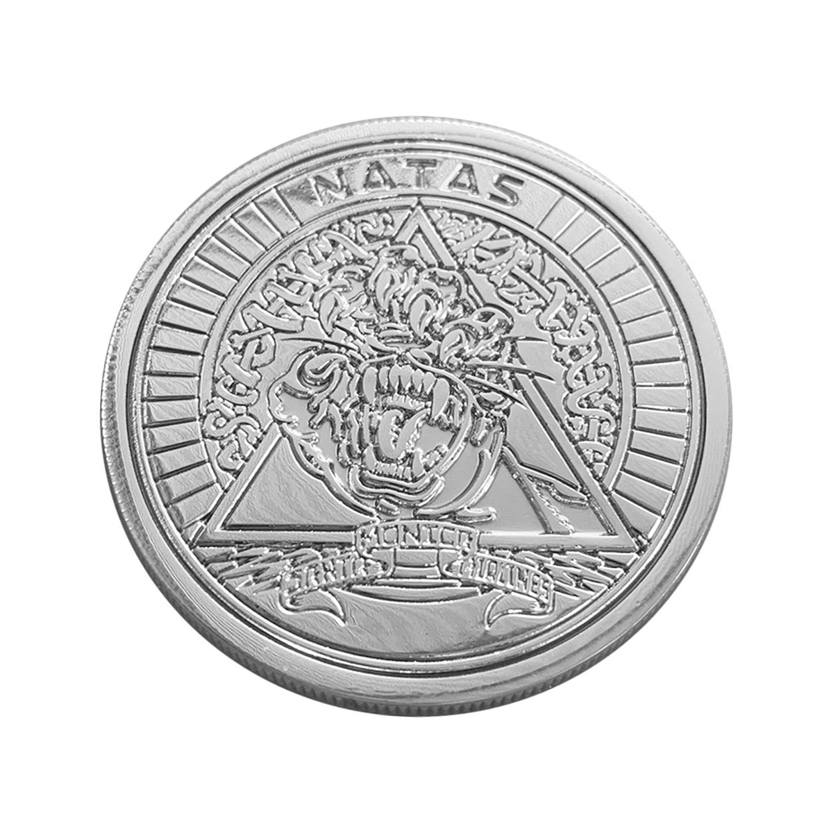 Santa Cruz Natas Screaming Panther Medallion - Silver image 1