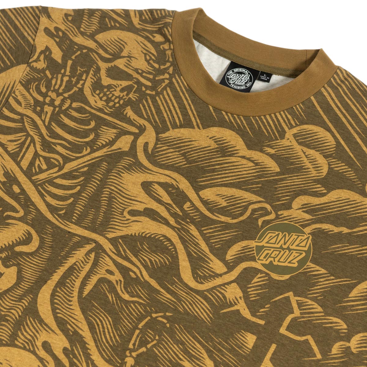 Santa Cruz OBrien Purgatory T-Shirt - Brass image 3