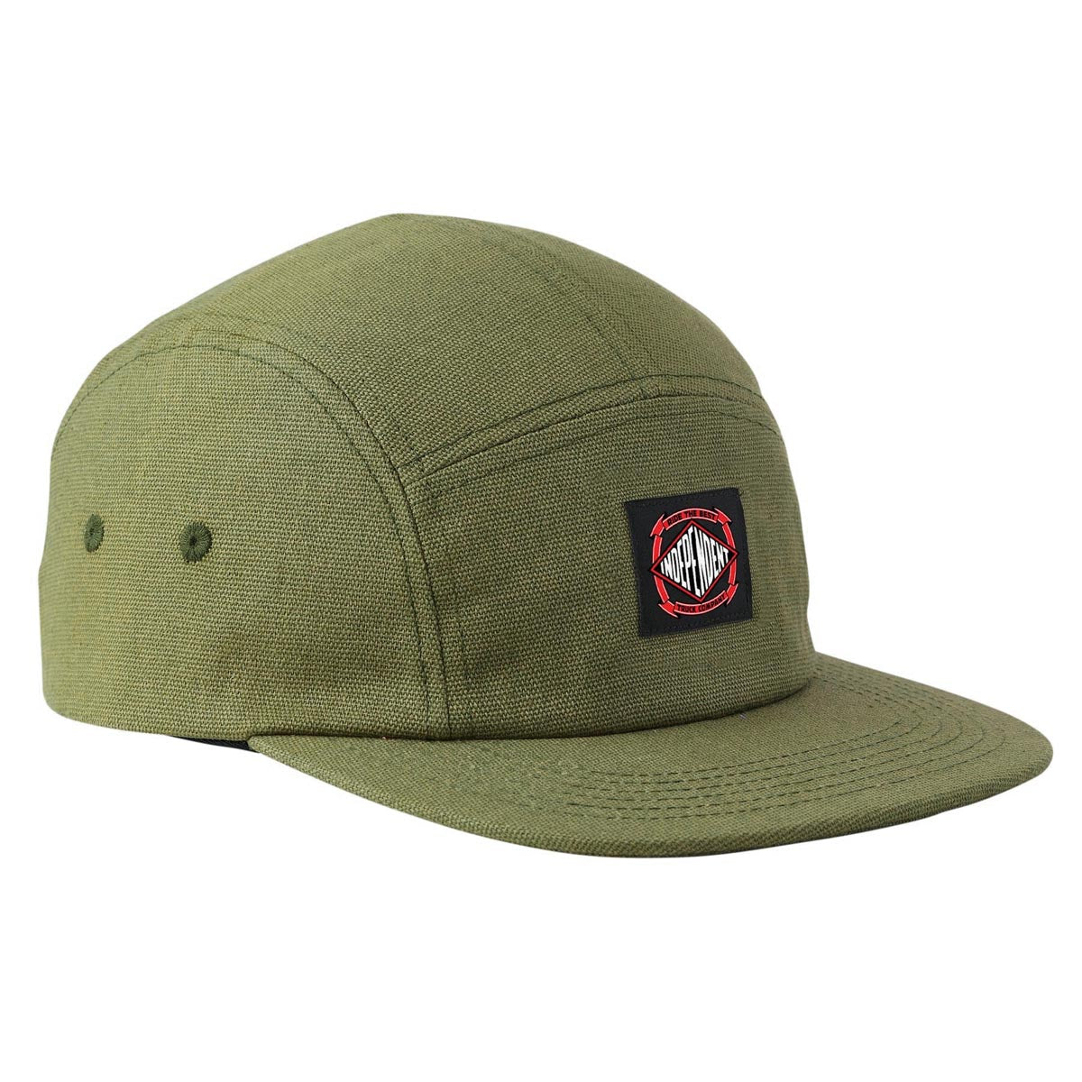 Independent Summit Scroll Camp Unstructured Hat - Army Green image 3