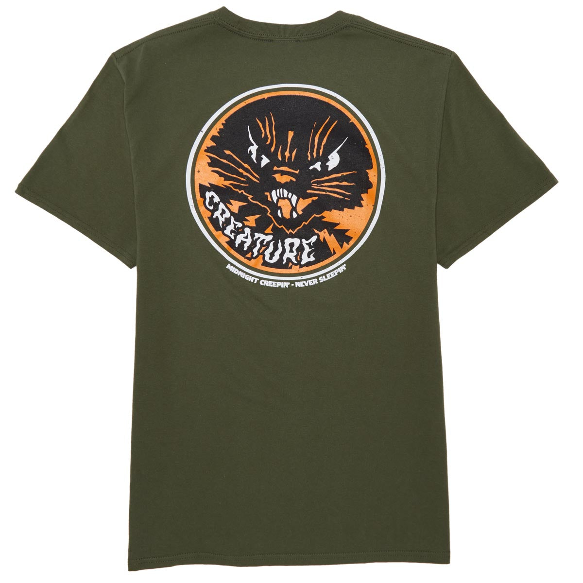 Creature The Creeper T-Shirt - Olive image 1