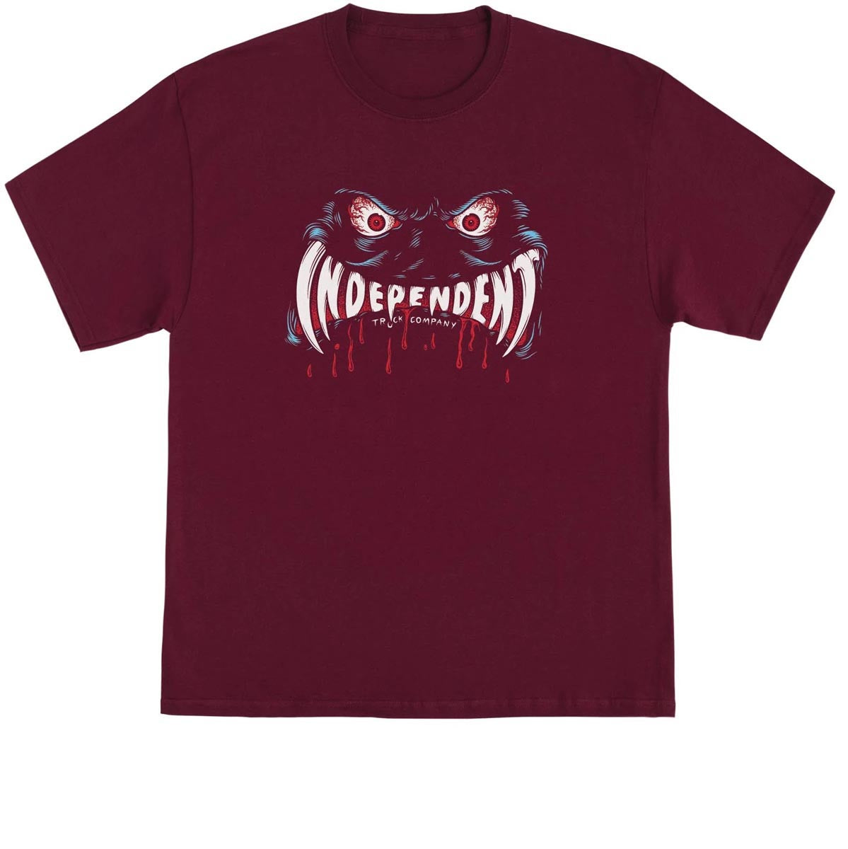 Independent Youth Possessed Face T-Shirt - Athletic Maroon image 1