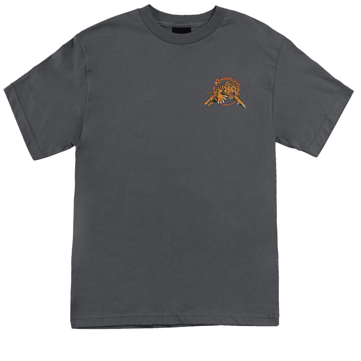 Santa Cruz Salba Tiger Redux T-Shirt - Charcoal image 2