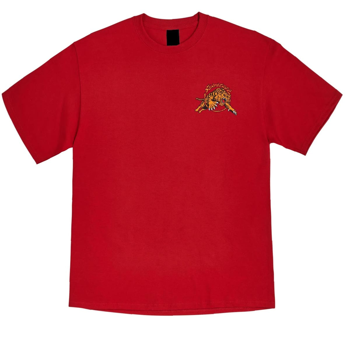 Santa Cruz Salba Tiger Redux T-Shirt - Rich Red image 2