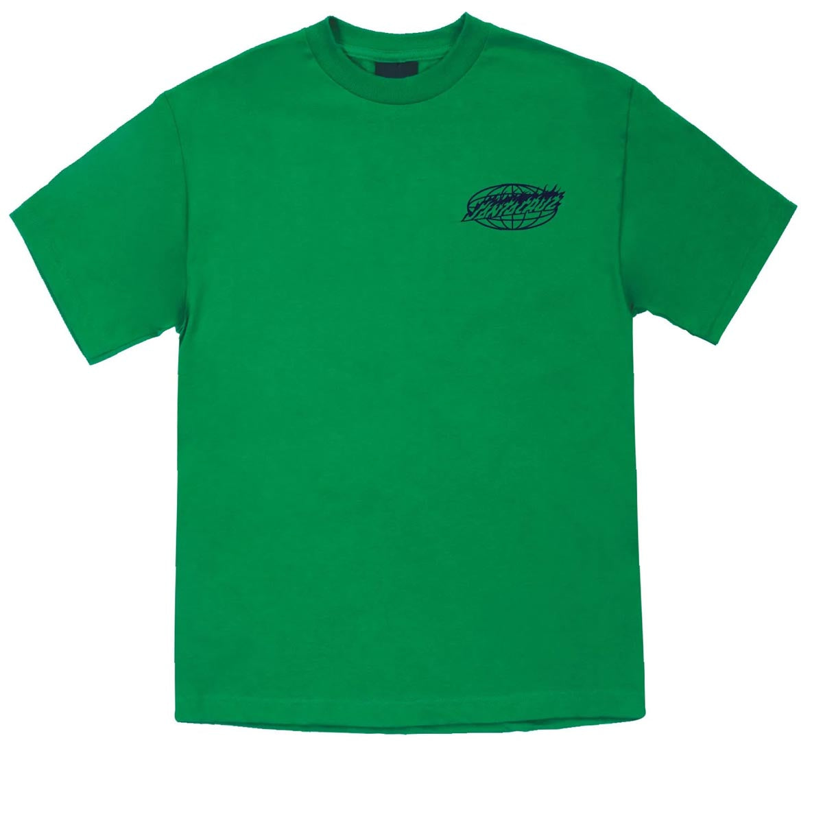 Santa Cruz Global Flame Dot Mono T-Shirt - Kelly image 2