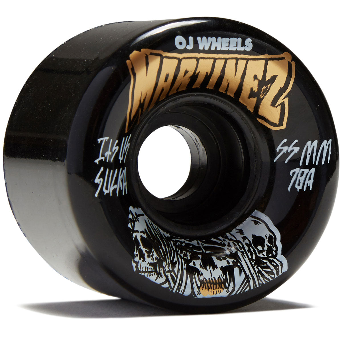 OJ Milton Martinez Hear No Evil Mini Super Juice 78a Skateboard Wheels - Black - 55mm image 1