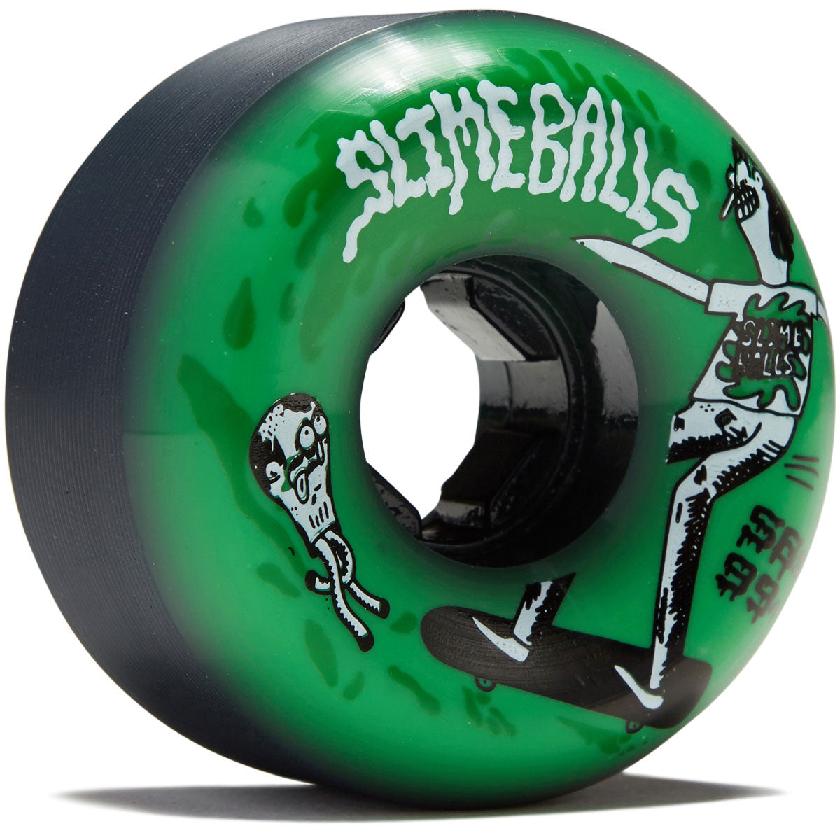 Slime Balls Jay Howell Speed Balls 99a Skateboard Wheels - Green - 56mm image 1