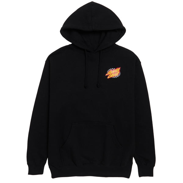 Santa Cruz Goal Flame Hoodie Black
