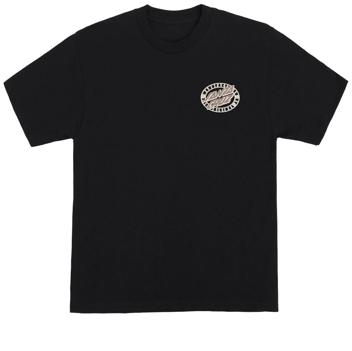 Santa Cruz MFG Oval Dot T-Shirt - Black image 2