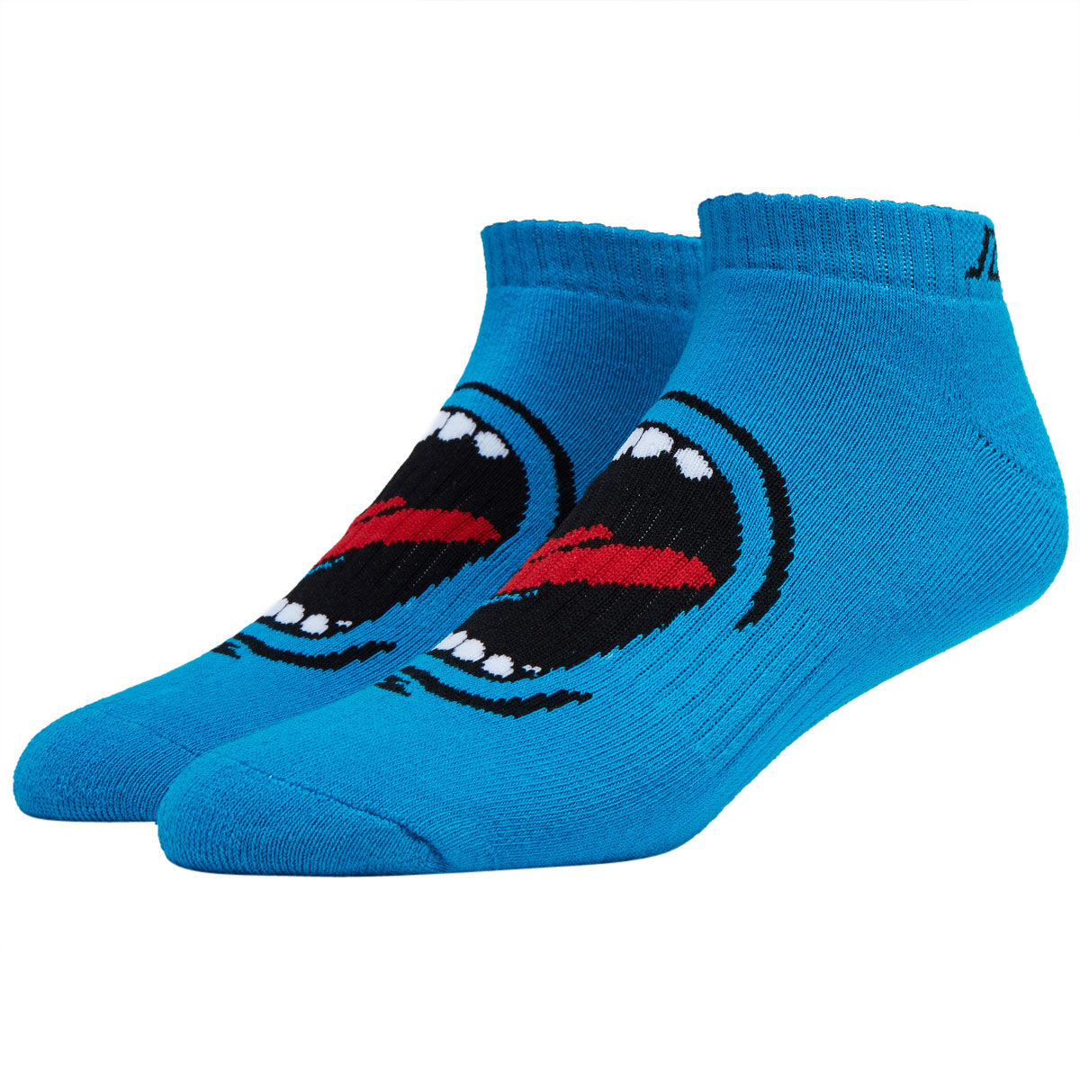 Santa Cruz Big Mouth No Show Socks - Blue image 1