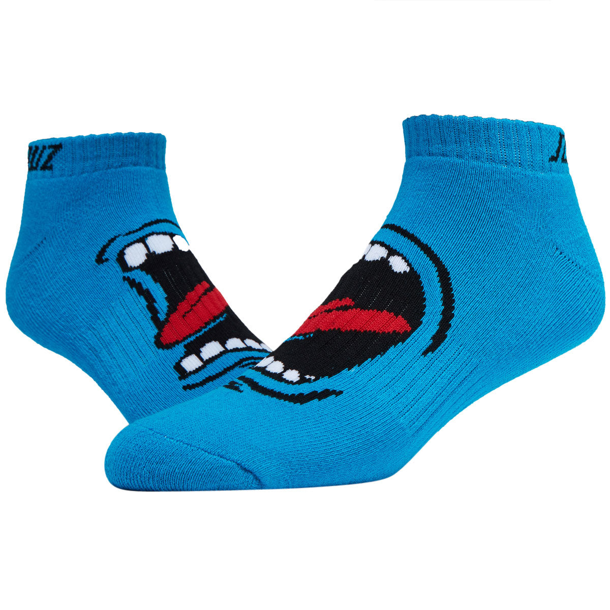 Santa Cruz Big Mouth No Show Socks - Blue image 2