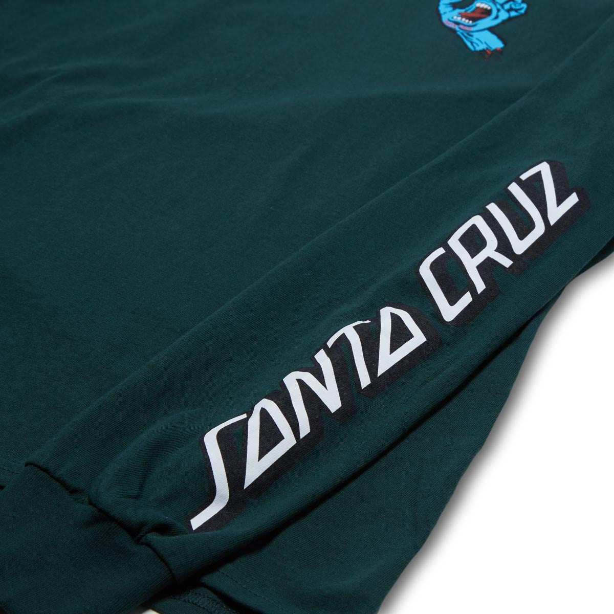 Santa Cruz Screaming Hand Long Sleeve T-Shirt - Dark Green image 3