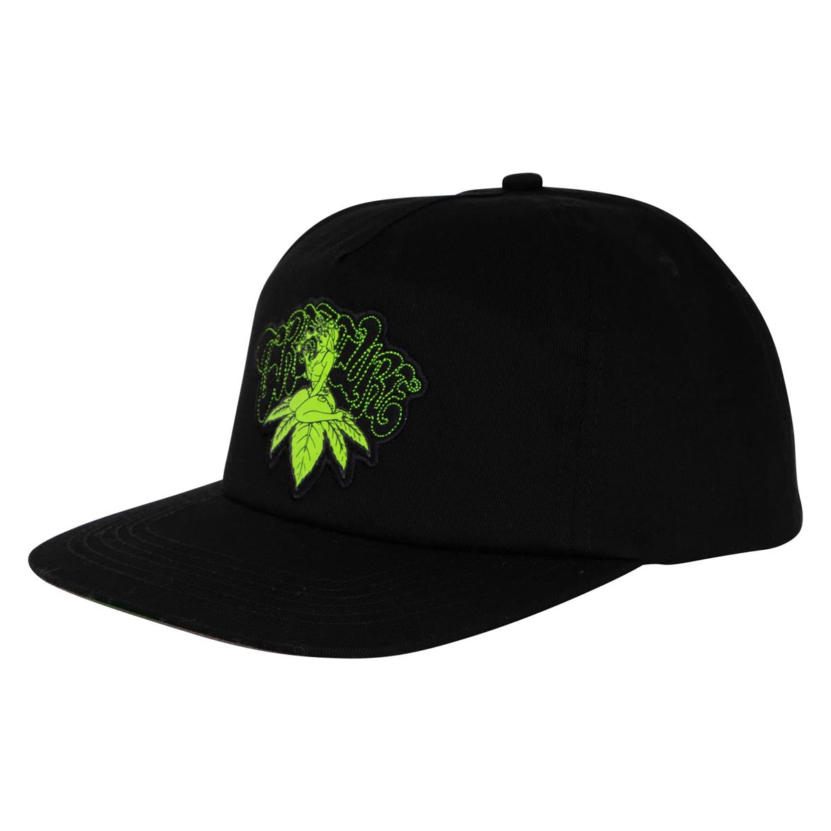 Creature Top Shelf Snapback Hat - Black image 1