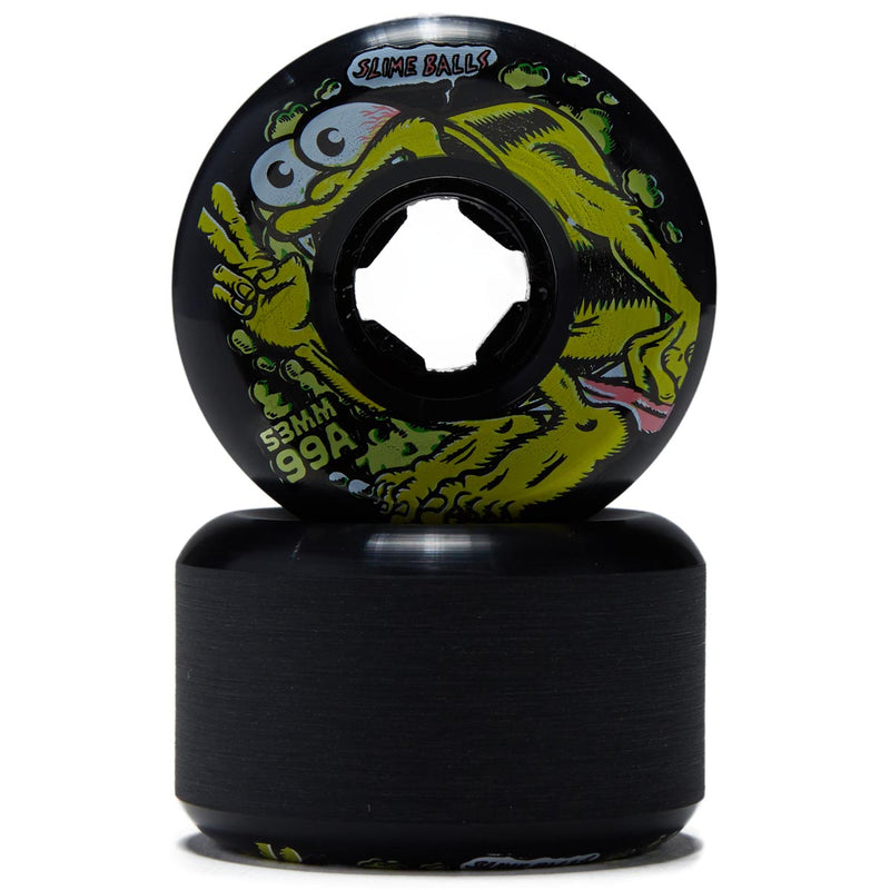 Slime Balls Slime Gremmie Vomit Mini 99a Skateboard Wheels - Black - 53mm