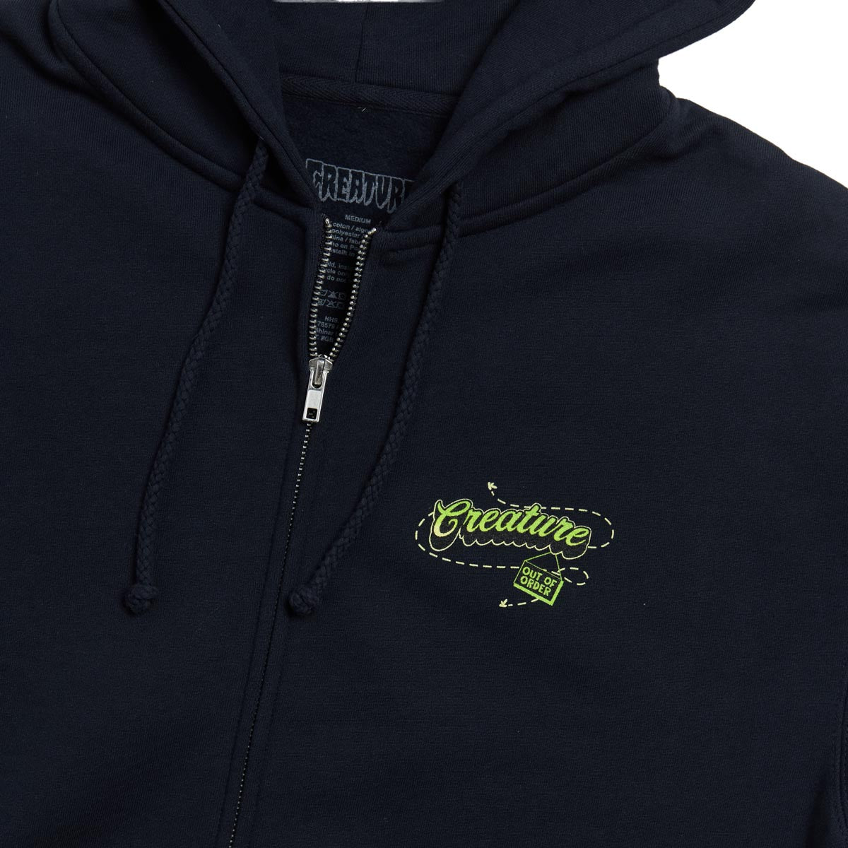 Creature Barfly Zip Hoodie - Navy – CCS