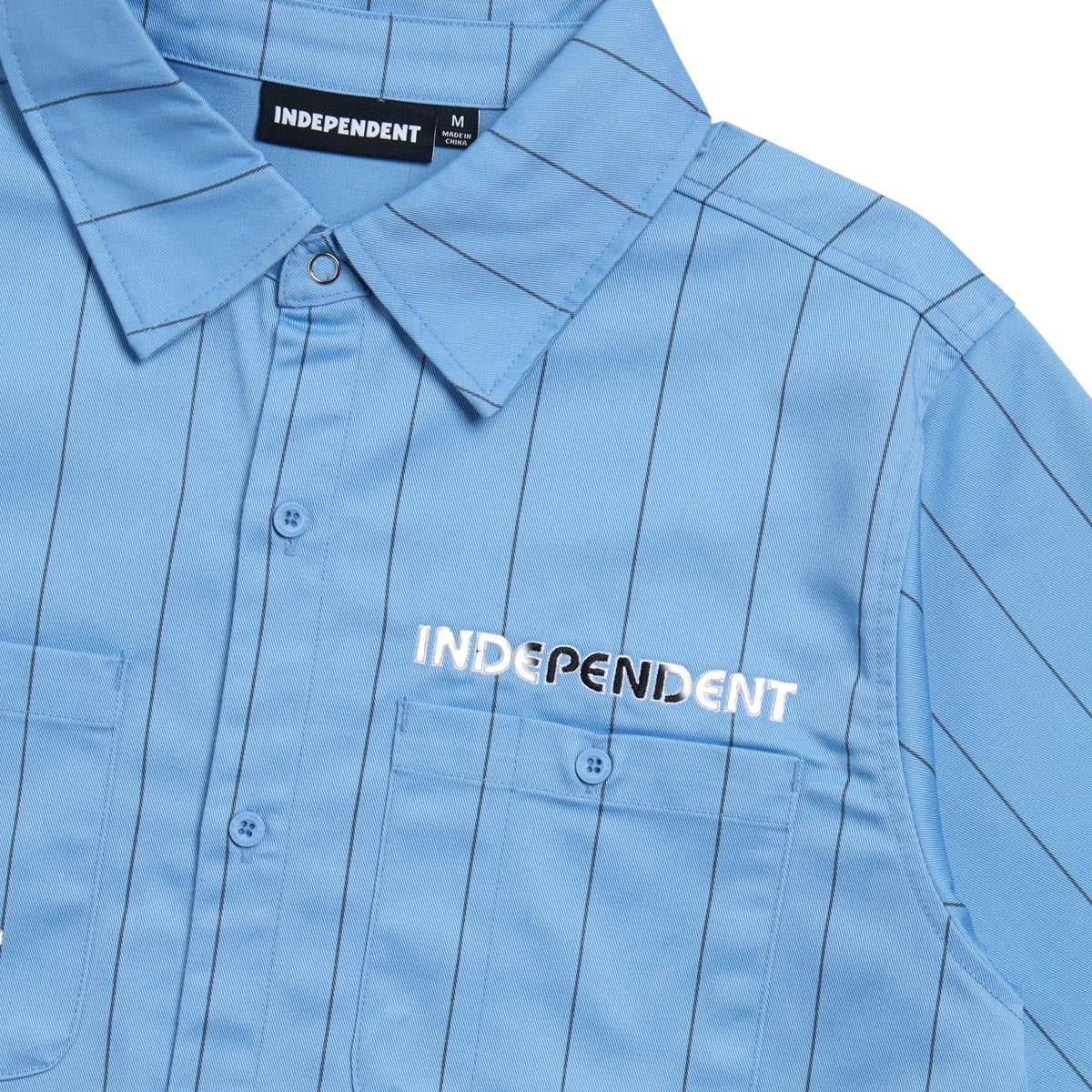 Independent Union Work Shirt - Work Blue w/Stripe image 3