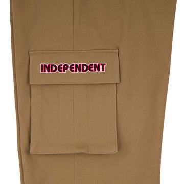 Independent Groundwork Cargo Pants - Dark Khaki