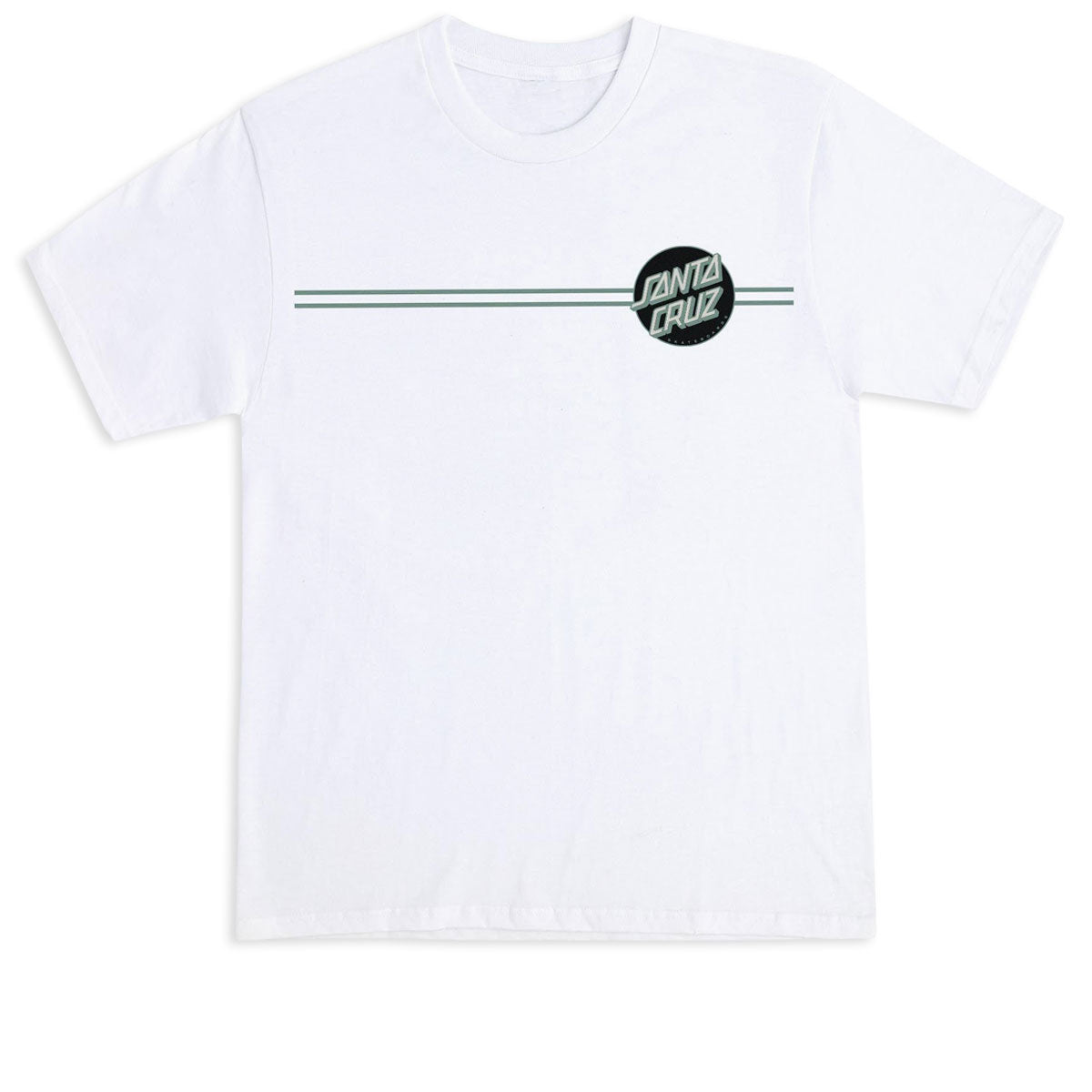 Santa Cruz Johnson Beast Wagon Stripes T-Shirt - White image 2