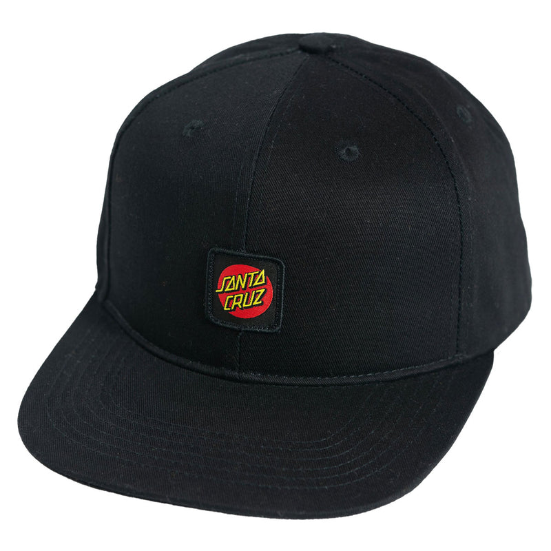 Santa Cruz Cruz Label Snapback Hat - Black