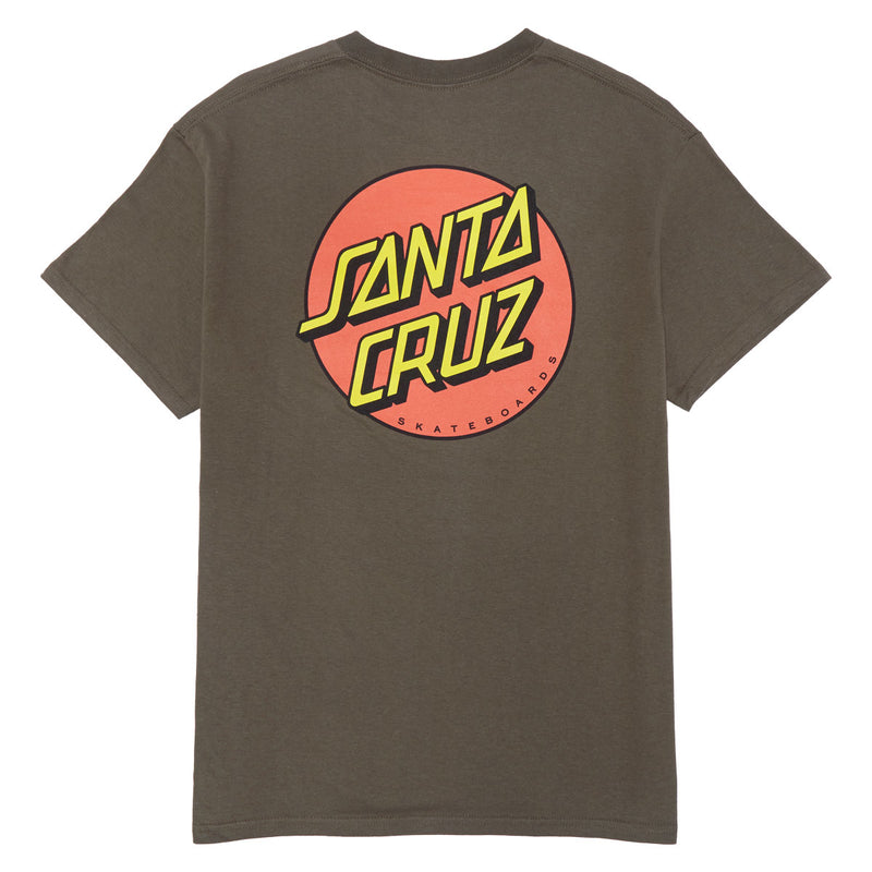 Santa Cruz Classic Dot T-Shirt - Olive