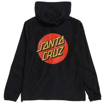 Santa Cruz Cruz Windbreaker Jacket - Black