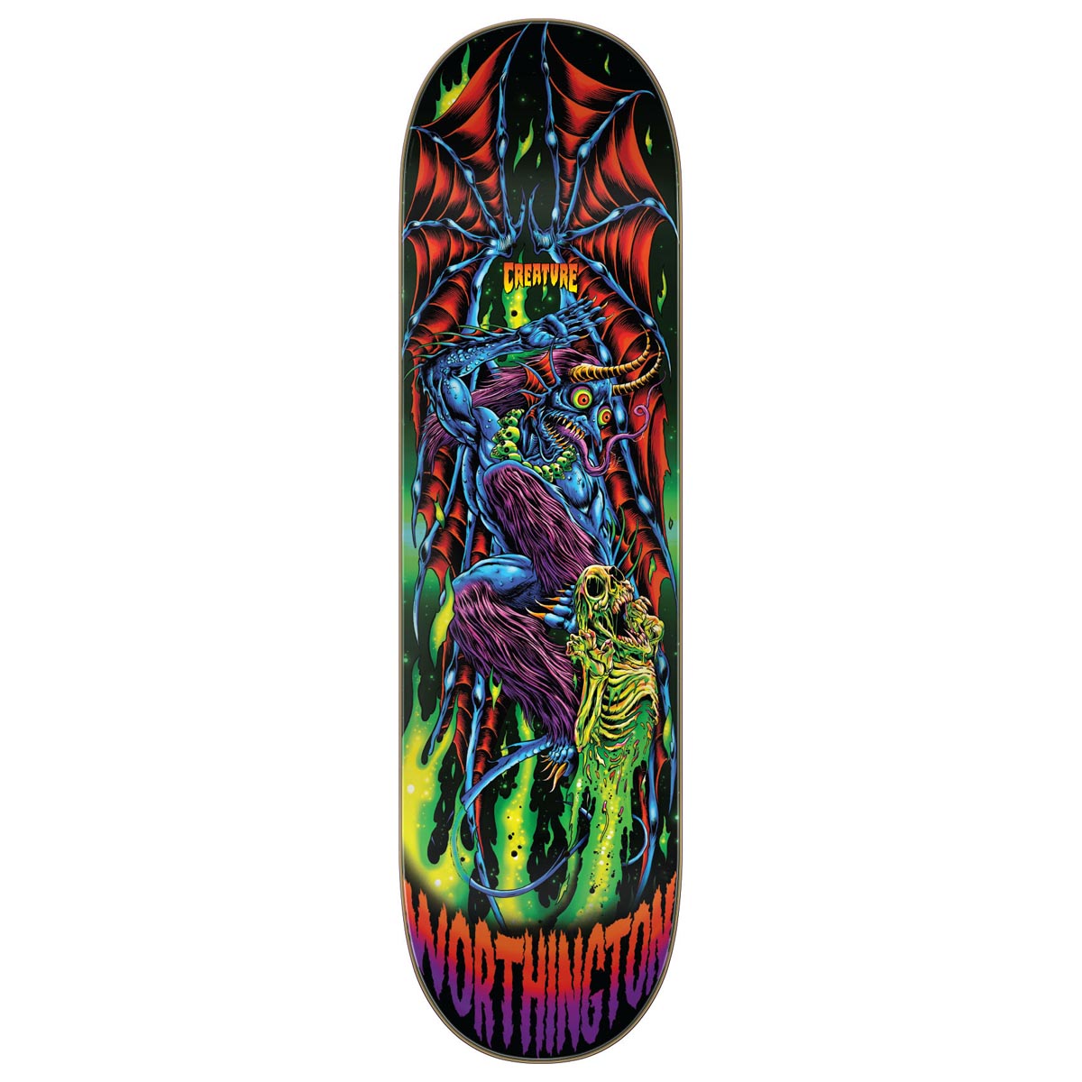 Creature Worthington Skullburn VX Deck Skateboard Deck - 8.60