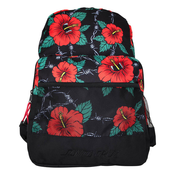 Santa Cruz Screaming Hibiscus Beach Bag - Black – CCS