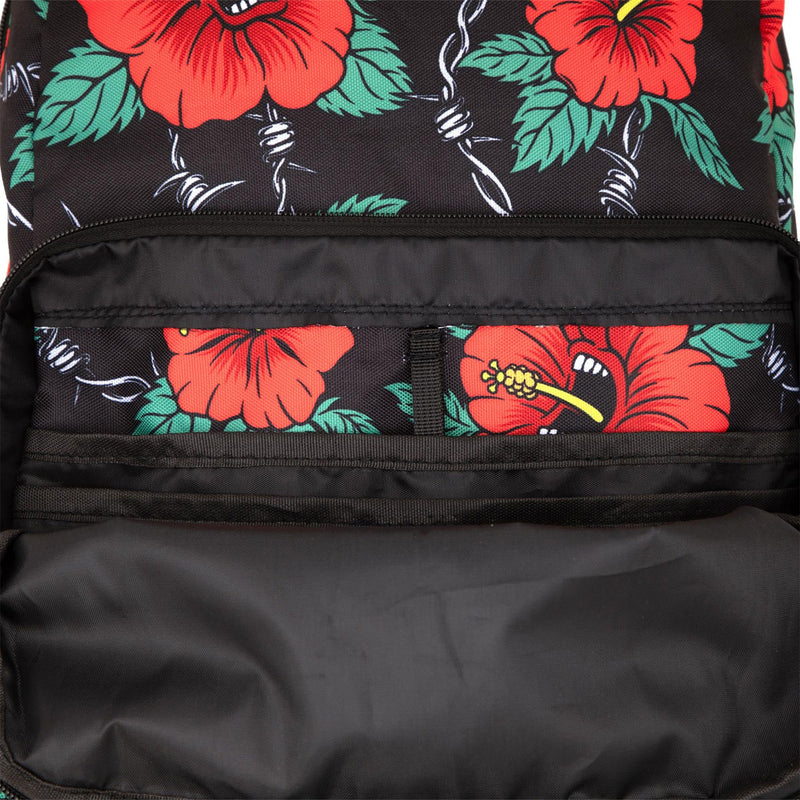 Santa Cruz Screaming Hibiscus Beach Bag - Black