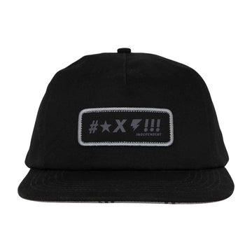 Independent Exclamation Snapback Hat - Black