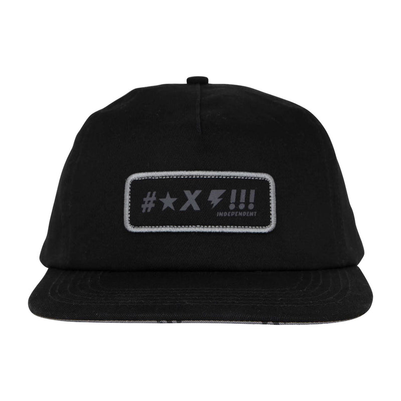 Independent Exclamation Snapback Hat - Black
