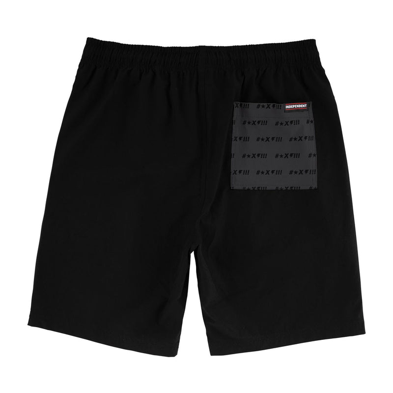 Independent Exclamation Hybrid Shorts - Black