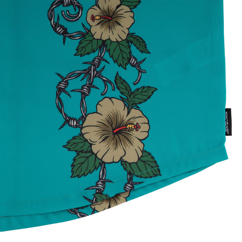 Santa Cruz Screaming Cabana Party Shirt - Tropic Teal
