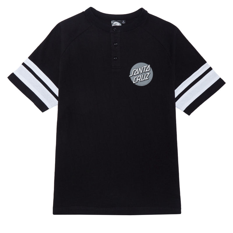 Santa Cruz Bond Henley Shirt - Black/White
