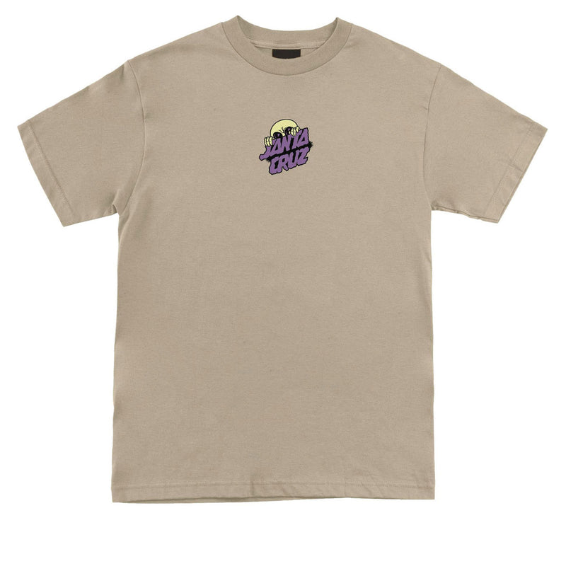 Santa Cruz Knibbs Invasion Hand T-Shirt - Sand