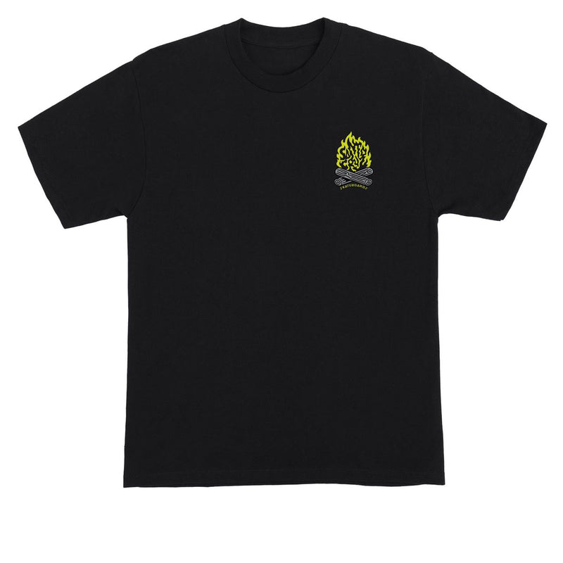 Santa Cruz Campfire T-Shirt - Black