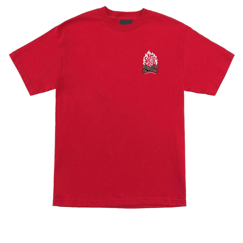 Santa Cruz Campfire T-Shirt - Cherry Red