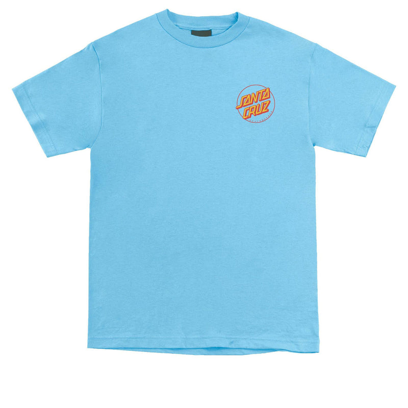 Santa Cruz Screaming Hibiscus T-Shirt - Light Blue