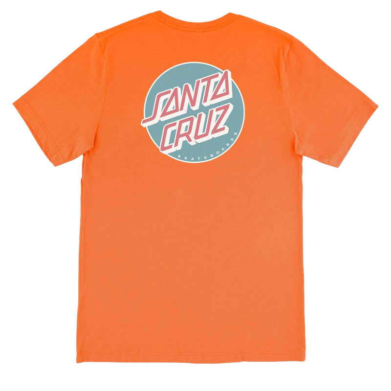 Santa Cruz Womens Other Dot Chest Relaxed T-Shirt - Burnt Orange